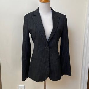 Theory Grey Stretch Wool Blazer 8